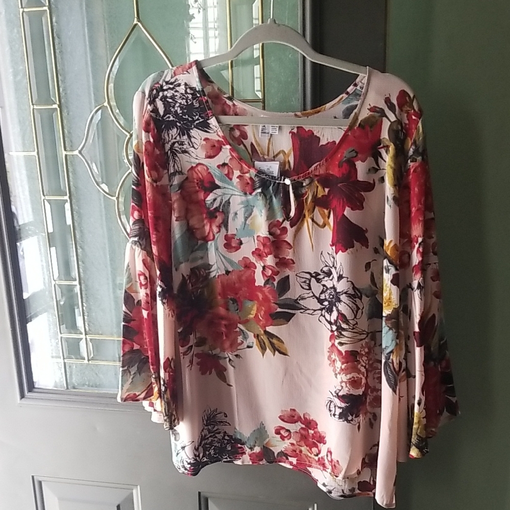 Floral Women's Top - Multicolor